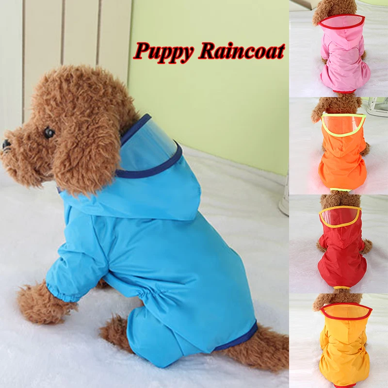

Dog Raincoat Waterproof Universal Solid Color Raincoat Pet Supplies Dog Waterproof Coat Solid Windproof Casual Pet Raincoat