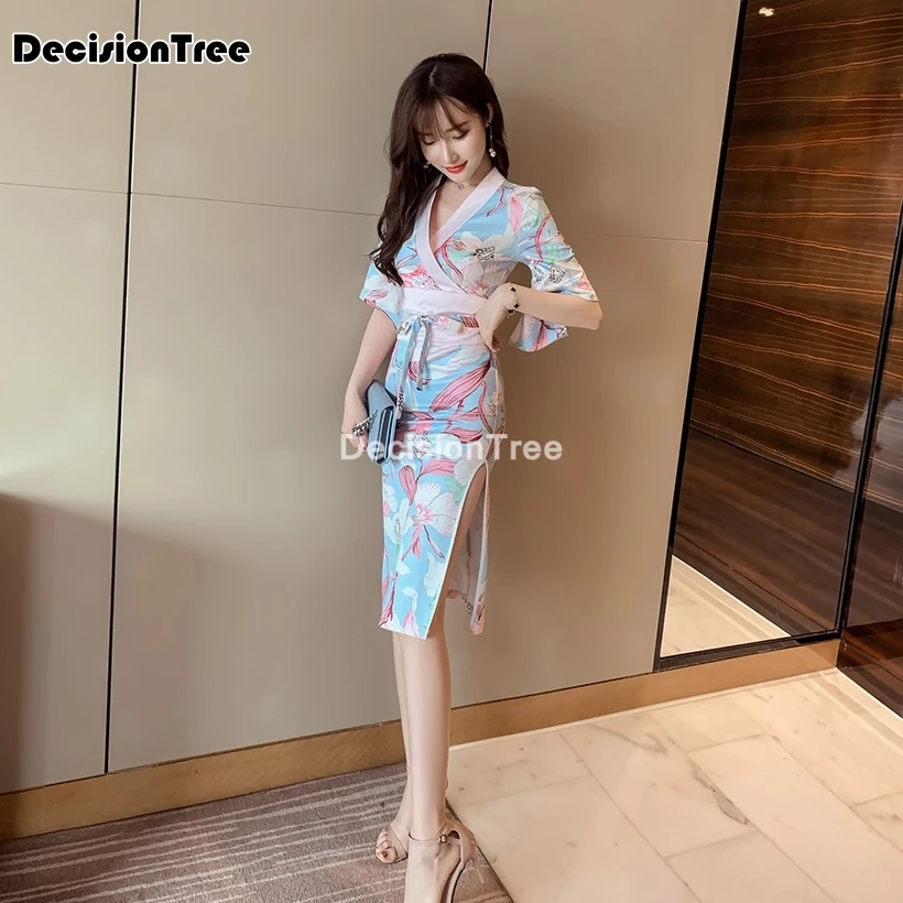 2021 японское кимоно юката женское Эротическое белье с длинным рукавом haori