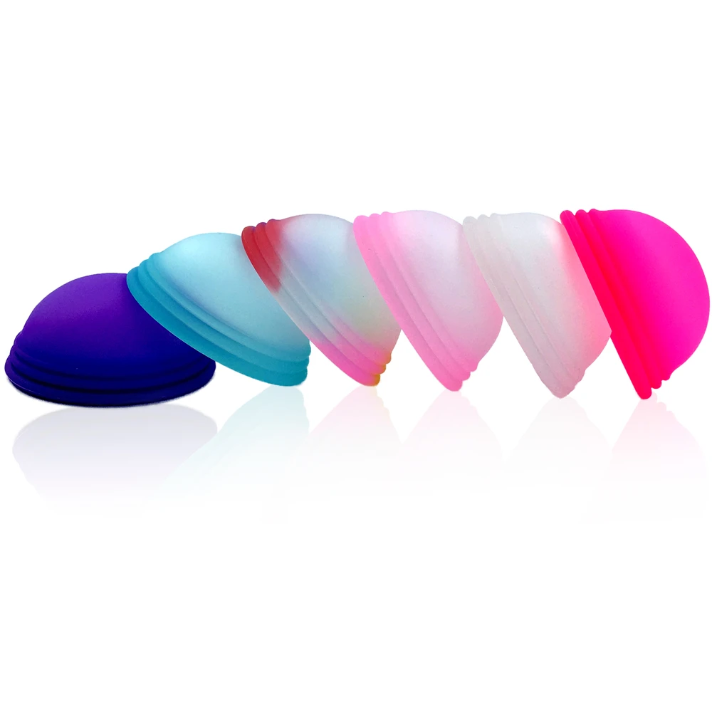 10pcs wholesale Disc Flat-fit Design Menstrual Cup with Extra-Thin Sterilizing Silicone Menstrual Disk Tampon/ Pad Alternative