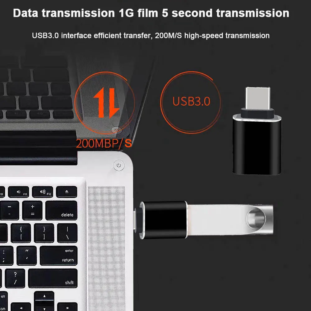 Адаптер USB C OTG для MacbookPro/Xiaomi/Huawei переходник с 3 0 на Type кабель-преобразователь |