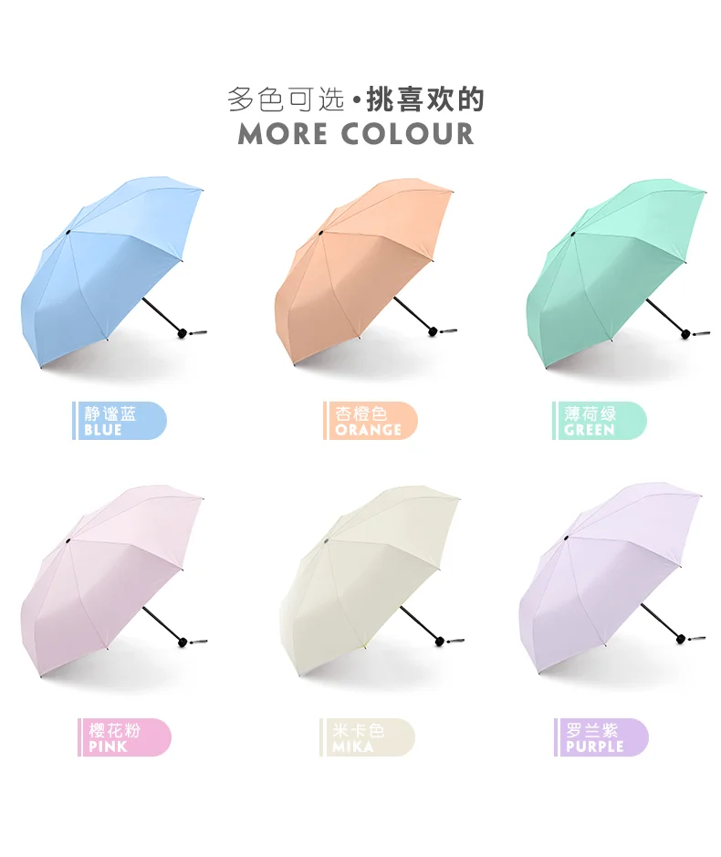 

Portable Sun Umbrella Waterproof Anti Uv Pocket Umbrella Rain Women Compact Windproof Parasol Guarda Chuva Clear Umbrella AB50UB