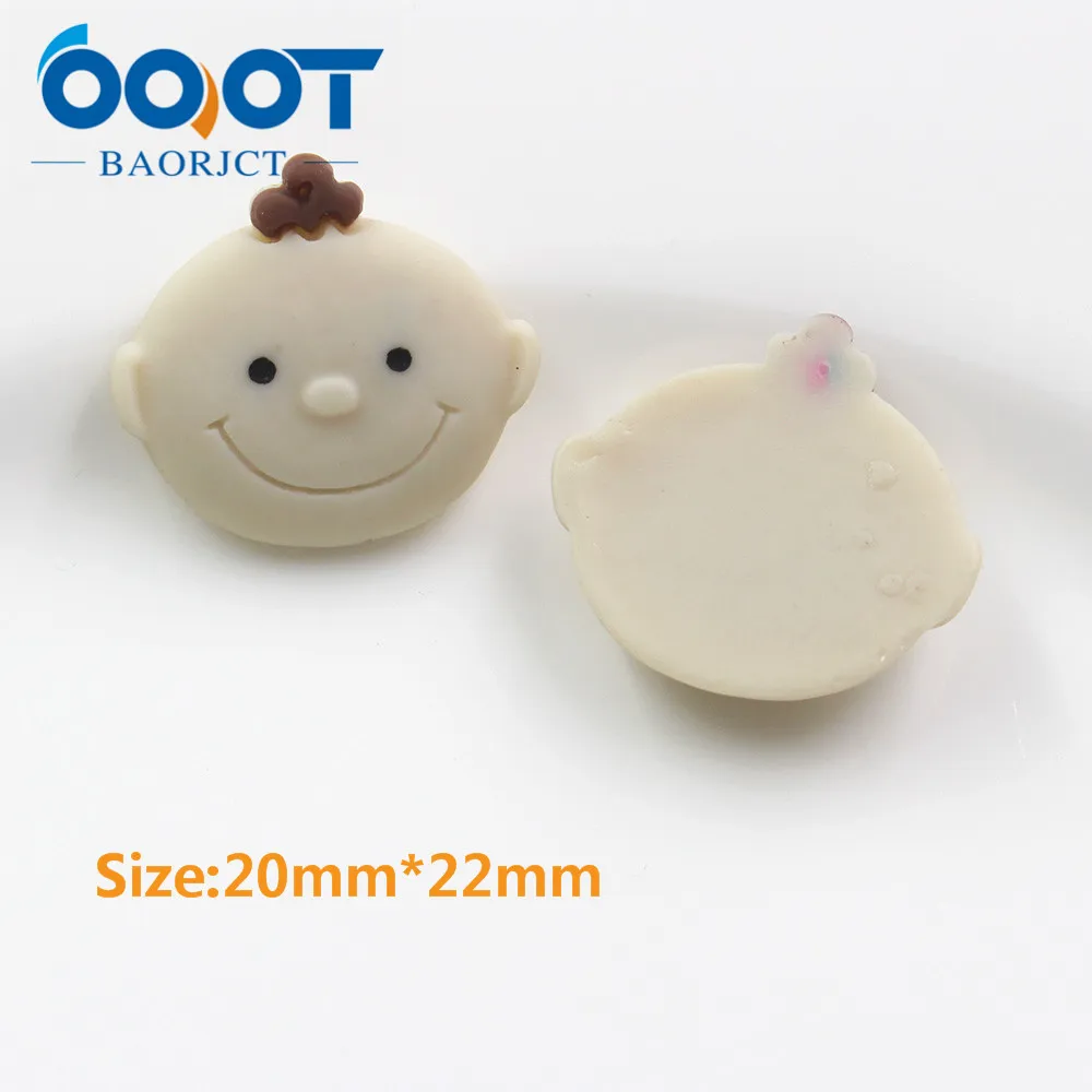 OOOT BAORJCT 20312-21 10 шт 22 мм * 18 различные цвета мультфильм маленький медведь безделушки