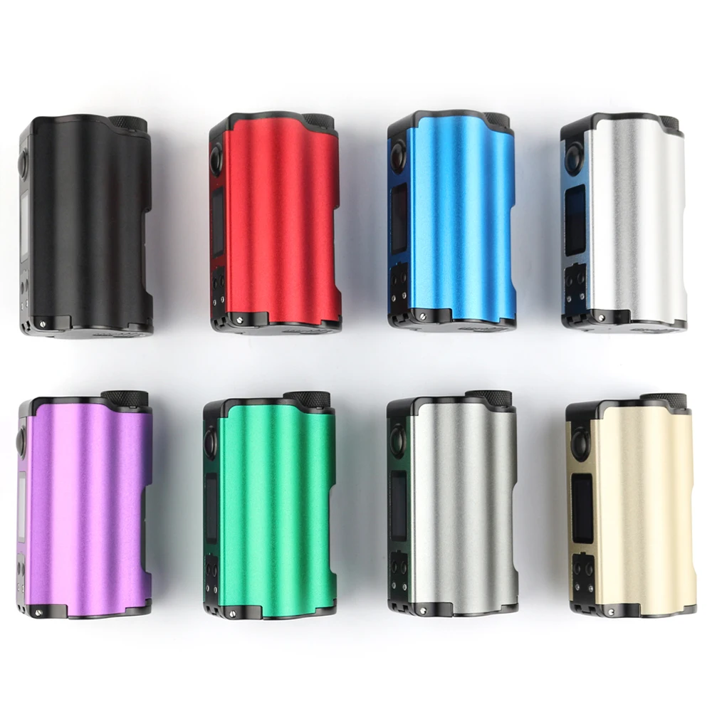 Электронная сигарета DOVPO Topside Dual 200 Вт Vape Mod Top Fill TC Squonk 10 мл Питание от двойной батареи 18650 испаритель VS Drag 2