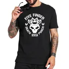 Футболка с надписью Five Finger Death Punch, футболка с тяжелым металлическим ремешком, 100% хлопок, мягкая футболка высокого качества с круглым вырезом и коротким рукавом, топы