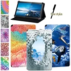 Чехол для планшета Lenovo Tab M10Smart (Tab M10Tab M10 LTE) 10,1 дюймаSmart (Tab M8Tab M8 LTE) -чехол для планшета с 3d-печатью + ручка
