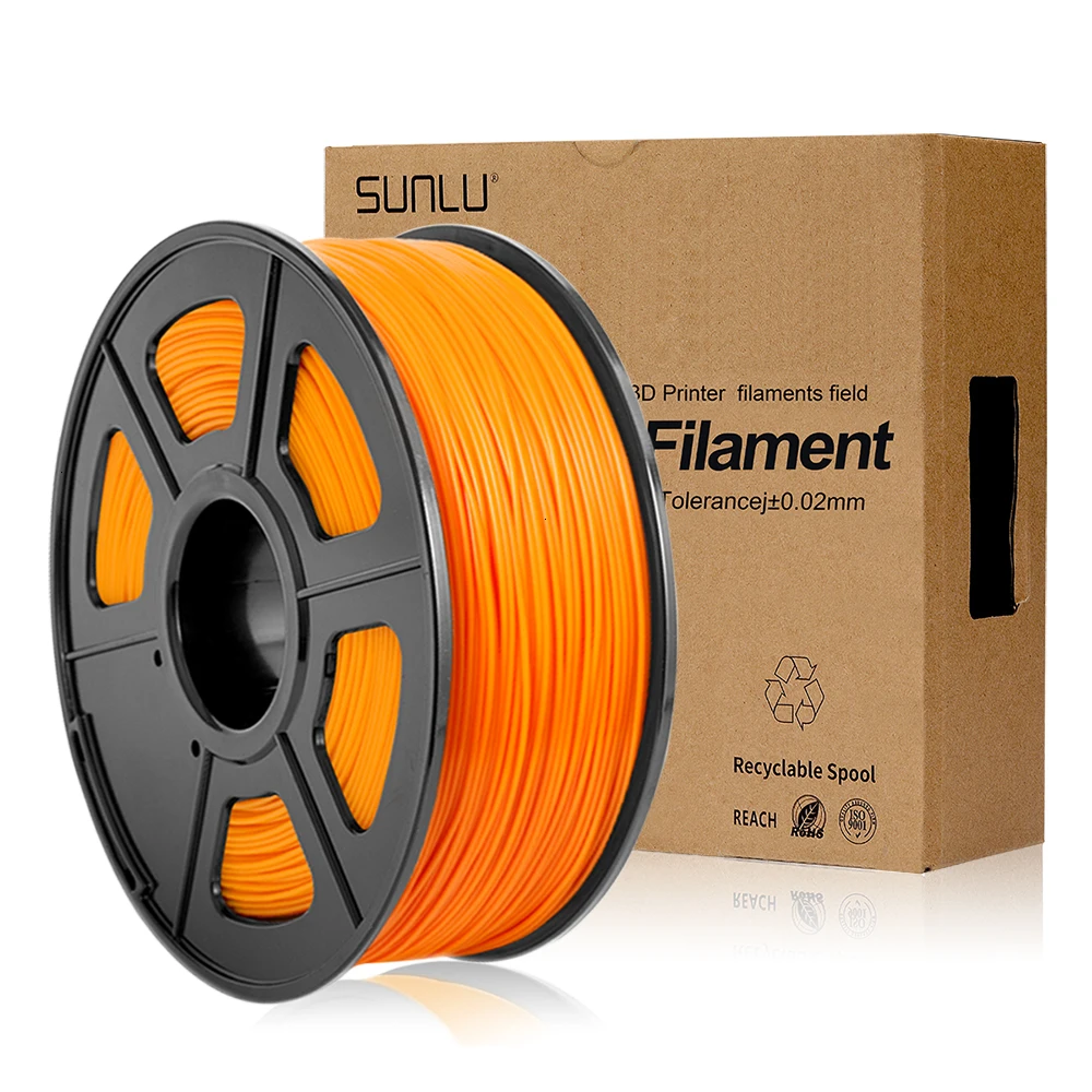 SUNLU PLA+ 3D нить 1,75 мм для FDM принтера 3D ручка для печати расходные материалы 1,75 мм Пластик PLA плюс экструдер нить для DIY ремесла