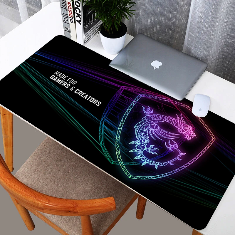 

MSI HD printing mouse pad gift Overlock large Gaming mousepad Rubber Mouse Pad Keyboard Mats For Laptop