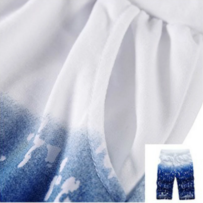 

New Summer Men Set 2PC Sporting Suit Short Sleeve TShirt Shorts Two Piece Set Sweatsuit Pants Tracksuit Men Brand Clothing Short