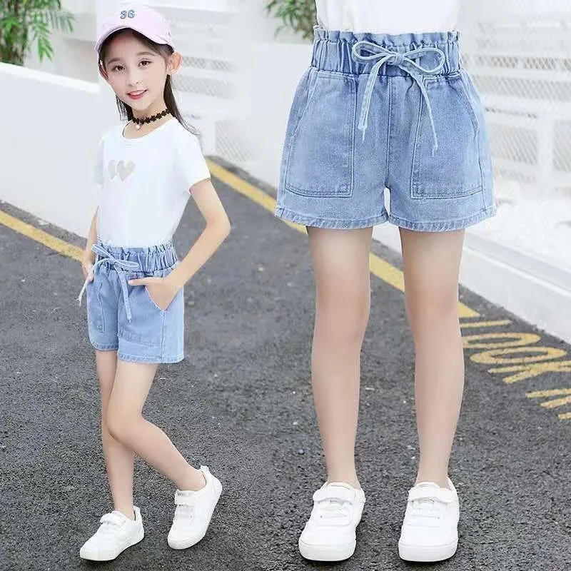 

VIDMID Girls shorts summer thin pants children's jeans summer wear trousers P6044