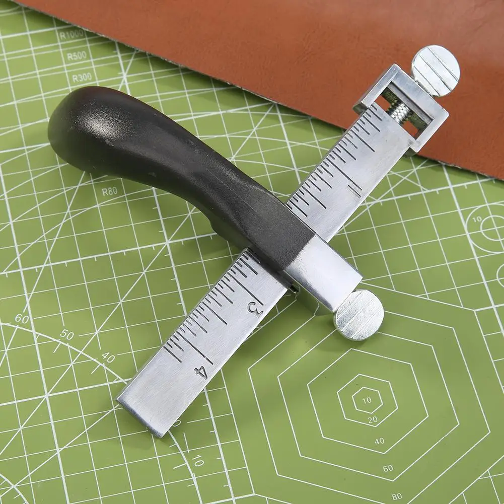 

Leather Strap Cutter DIY Hand Cutting Wide Scope of Application Work Exquisite Drawing Gauge Leathercraft Strip Belt Tool