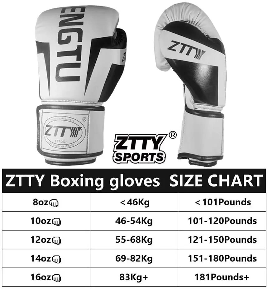 

ZHENGTU Boxing Gloves Mixed Martial Arts Training Muay Thai Taekwondo Competition Dedicated