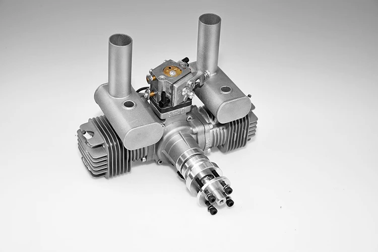 RCGF 40cc двухцилиндровый бензиновый/бензиновый двигатель двойной цилиндр с глушителем/зажигание/Свеча зажигания для радиоуправляемой модели самолета