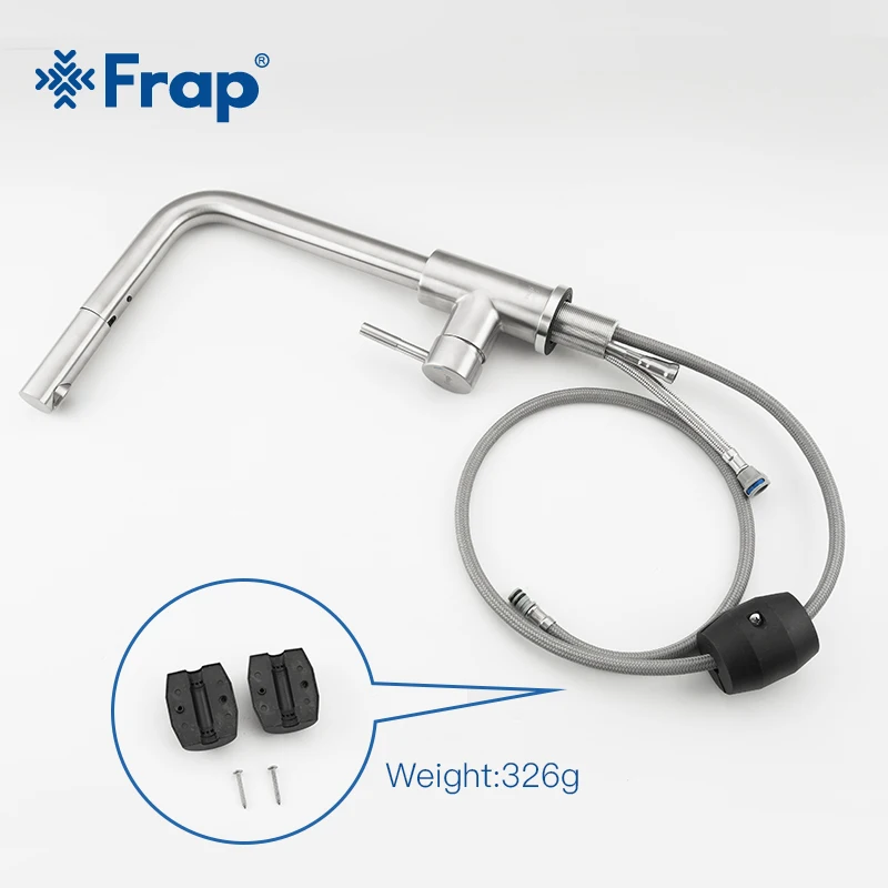 FRAP нержавеющий выдвижной кухонный смеситель F60899/F60899-1 | Обустройство дома