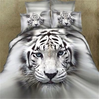 animal duvet cover sets design 3d tiger bed linen and pillow covers 180200cm full twin double king queen size black beddings