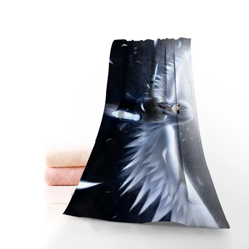 Изготовленный На Заказ Аниме Ангел Beats полотенце ситец уход за кожей лица/банные