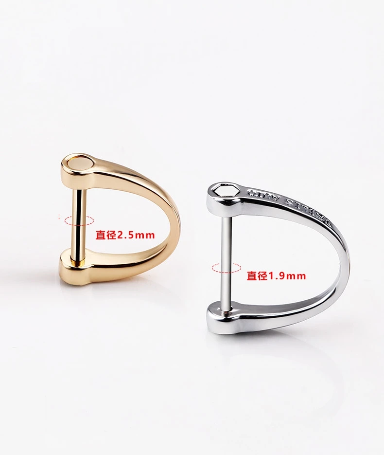 1 pc Car Keychain Zinc Alloy Horseshoe Buckle Accessories personalized gifts for men |