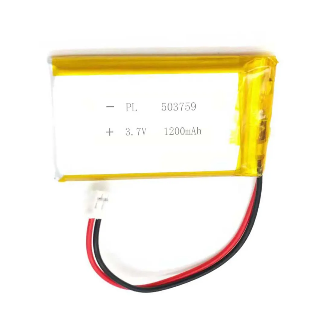

2/5/20/200/1000/10000pcs 3.7V 1200mAh 503759 Li Lithium Polymer ion Battery with 2.0mm JST