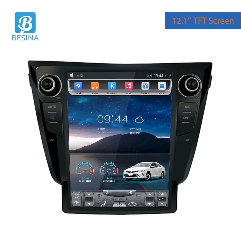 Автомобильный мультимедийный плеер Besina 12 1 дюйма Android 9 Wi-Fi GPS Navi 4 Гб + 64 ГБ |