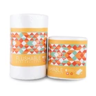 Одноразовая прокладка для детских подгузников, из бамбука, биоразлагаемая, 100 листов в рулоне