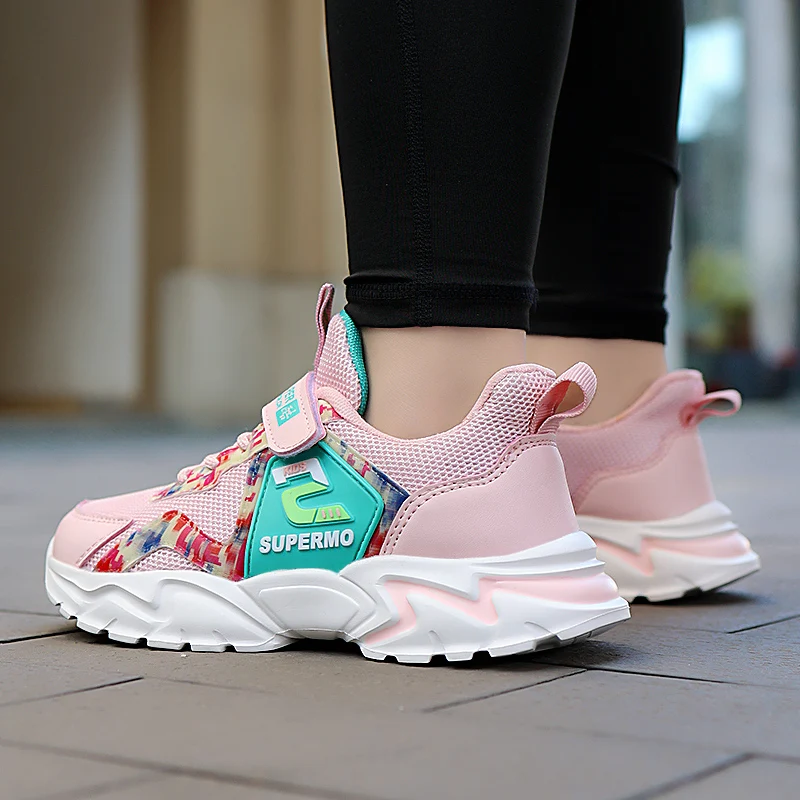 

2021 Fashion Brand Youth Boys Kids Casual Sneakers Hard-Wearing Children Girls Running Shoes Yellow Shoes for Teenage Boys