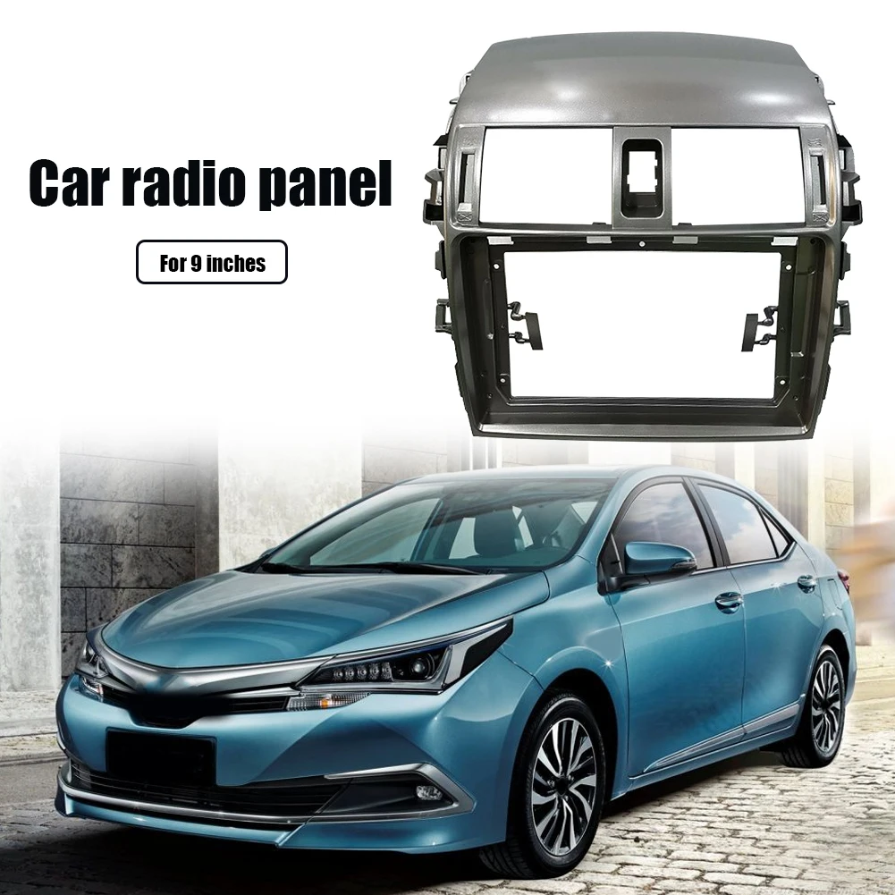 

2 Din автомобильный радиоприемник, рамка, комплект приборной панели для Toyota Corolla 2009-2013, детали интерьера автомобиля, автомобильная радиопанел...