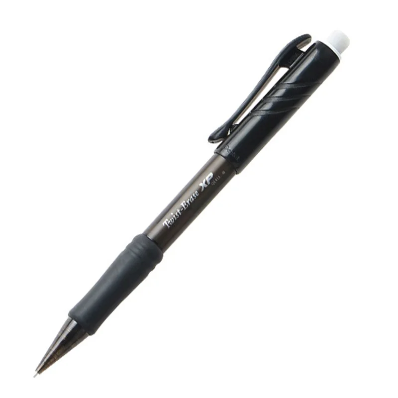 Black 1 шт Pentel QE415 0,5 мм студенческий механический карандаш очень длинный вращающийся резиновый карандаш Япония - Цвет: Black