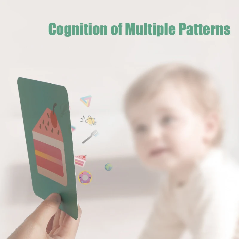 Когнитивные карточки для раннего образования ребенка Визуальная стимуляция