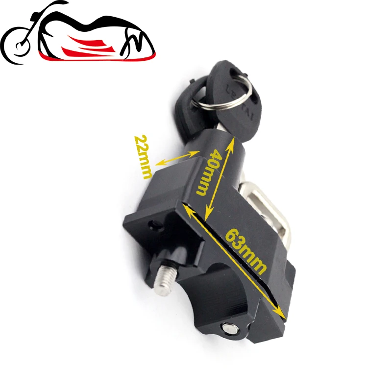 

Helmet Lock For HONDA CBF125 CBF150 CBF250 CBF500 CBF600 N/S CBF1000/FA CBF190X CBF Motorcycle Accessories Handlebar Bar Clamp