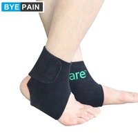 1 pair byepain new health care self heating tourmaline ankle brace support tourmalin belt magnetic therapy ankle massager
