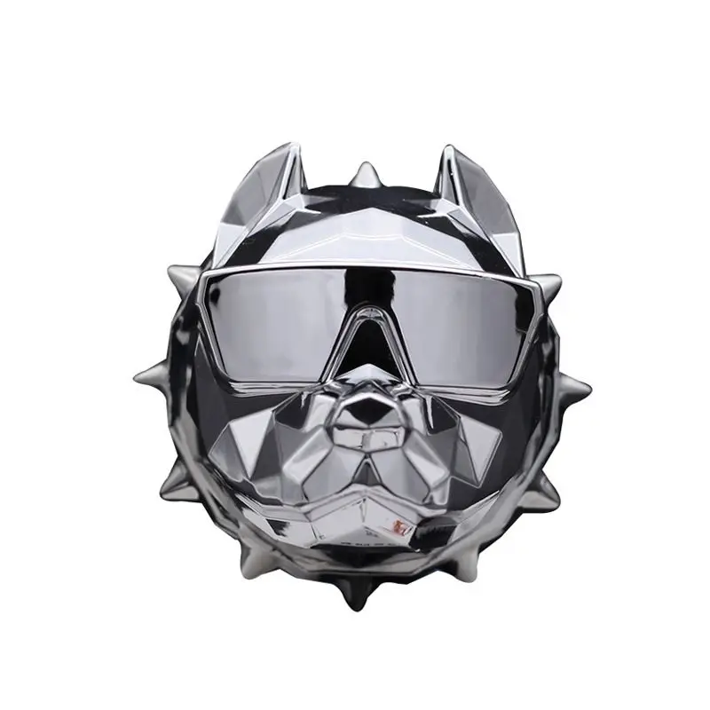 Bright silver Bulldog ароматизатор для автомобиля, освежитель воздуха в машину ароматизатор с зажимом для духов, диффузор с автоматическими - Название цвета: Bright silver