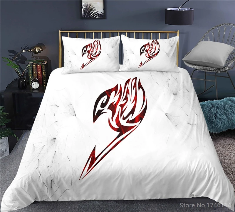 FAIRY TAIL Аниме пододеяльник одеяло/одеяло покрывало близнец полный Queen Комплект