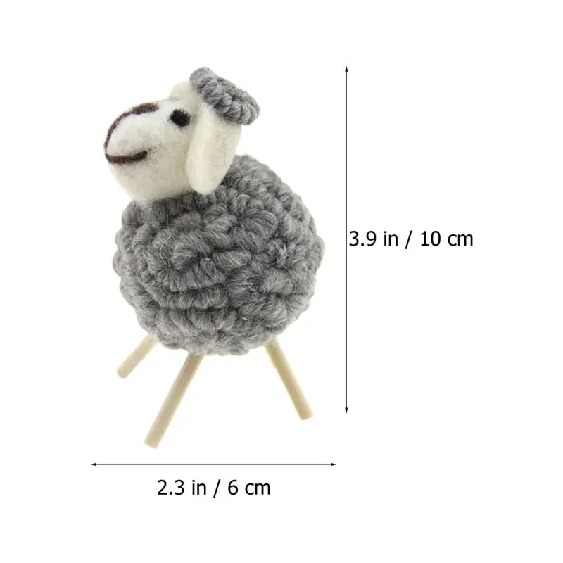 

3pcs Handmade Supply Sheep Shape Jewelry Craft Clothing Accessories for DIY