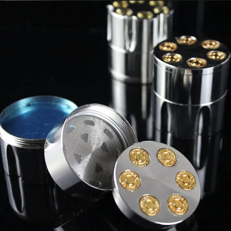 

Stainless Steel Bullet Shape Metal Herbal Herb Cigar Tobacco Grinder Smoke Crusher Hand Muller Hot Selling 1PC