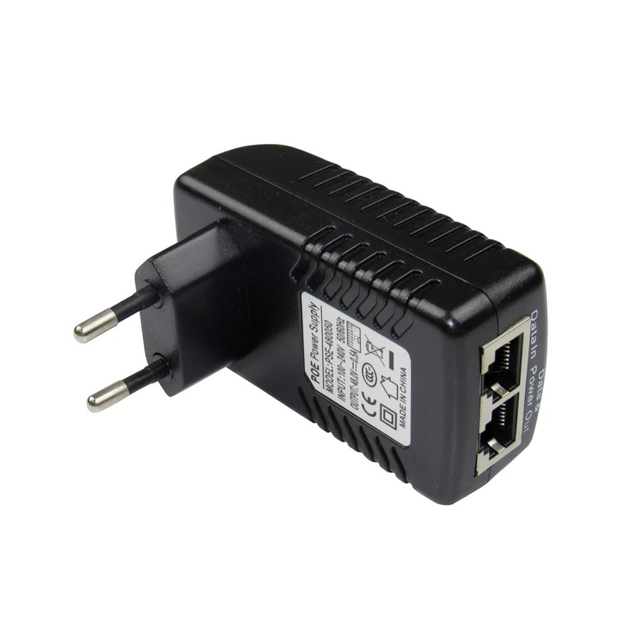 Адаптер питания DC48V 0.5A CCTV Active PoE Ethernet адаптер для ip камеры Pin 4/5(+) 7/8 совместим с