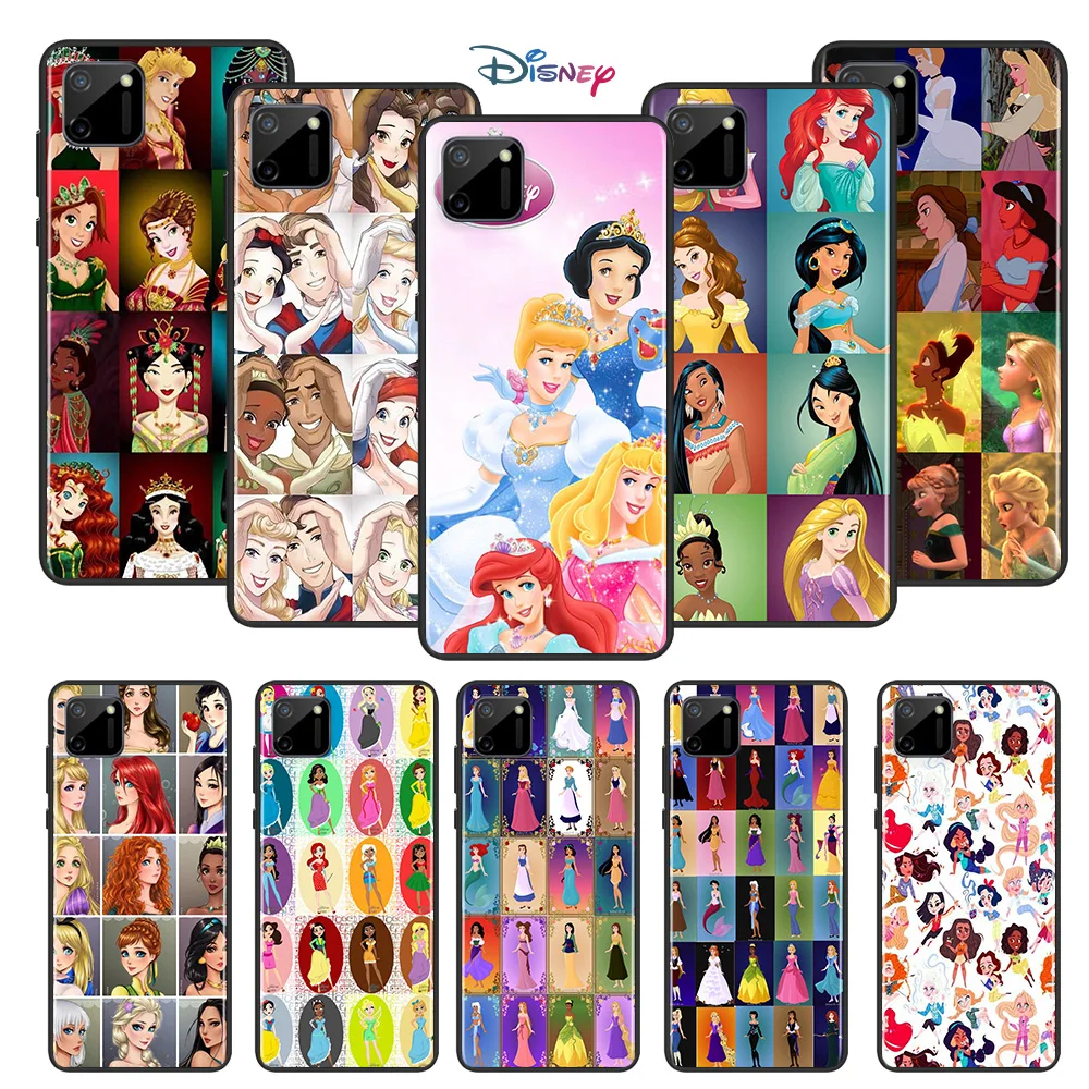 

Disney Cartoon Animation Character Princess Collection For OPPO Realme C11 C12 C15 C17 X2 X3 X7 XT X50 V3 V5 V15 Pro Phone Case