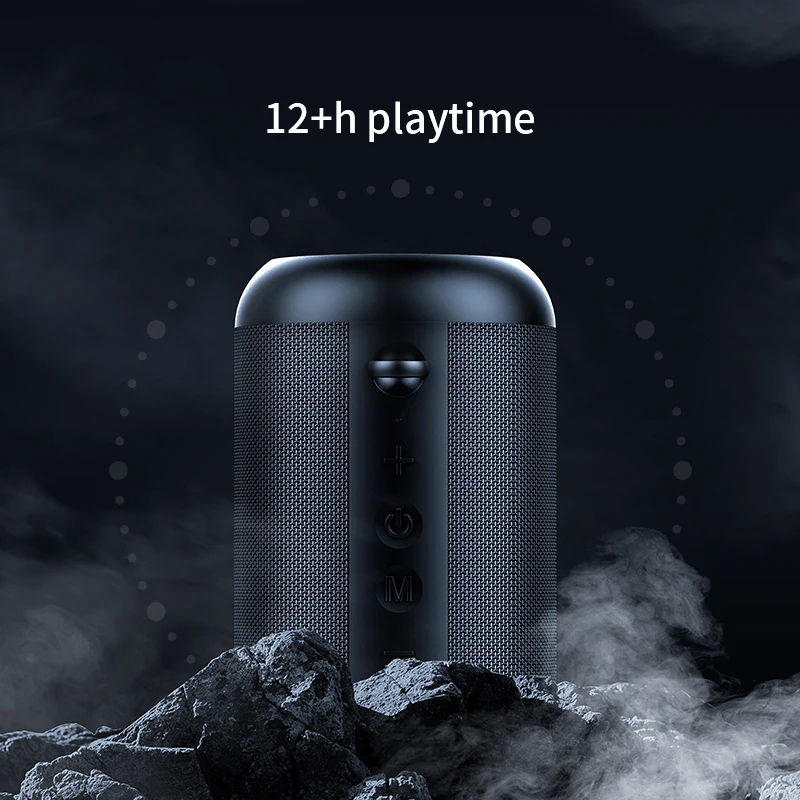 

30W Bluetooth Speaker Dual Horn Stereo with IPX7 Waterproof Subwoofer 12H Playtime Superior Sound Camping Beach Sport Party