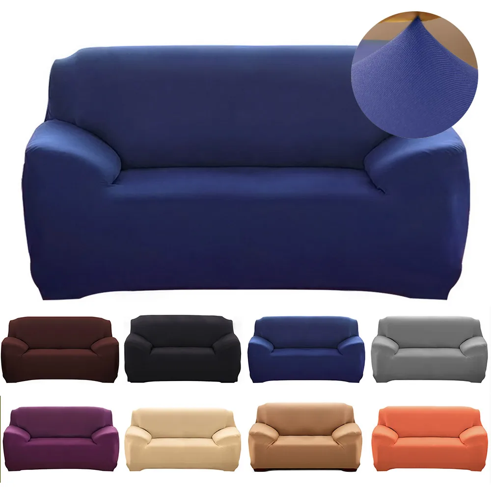 1/2/3/4 местный твердый Цвет эластичные чехлы для диванов спандекс европейских и