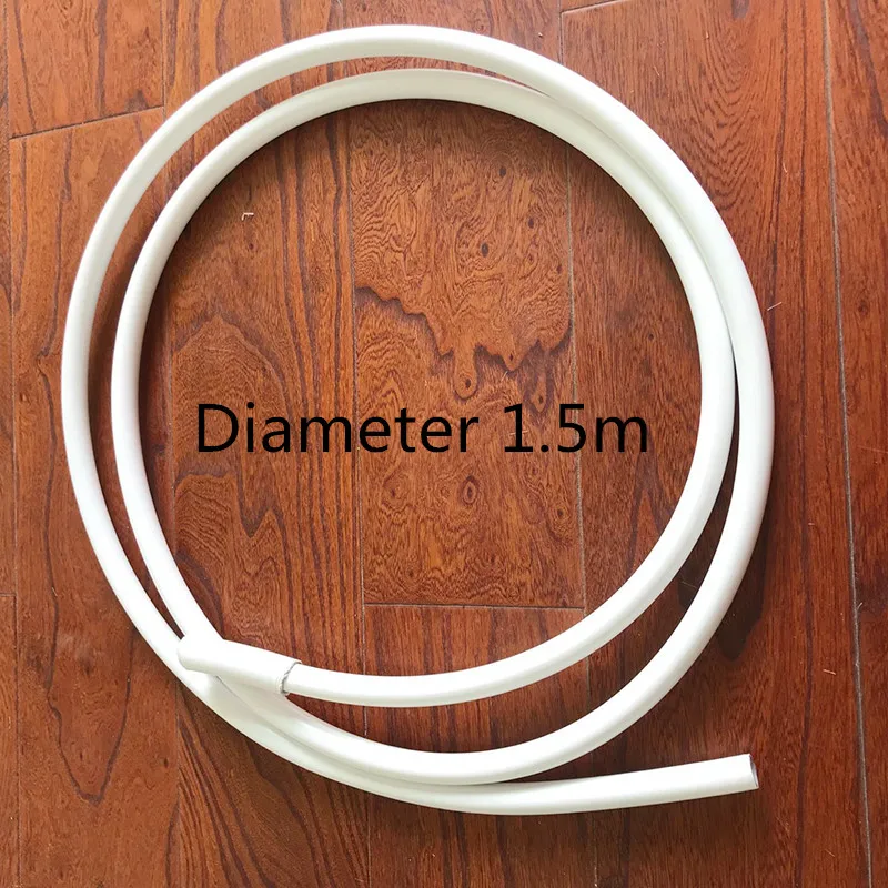Diameter 1.5m Пастельные воздушные шары любовный шарик кольцо комплект цепь венок с листьями Воздушный Шар Комплект гирлянды детский душ свадьба день рождения Декор - Цвет: Diameter 1.5m