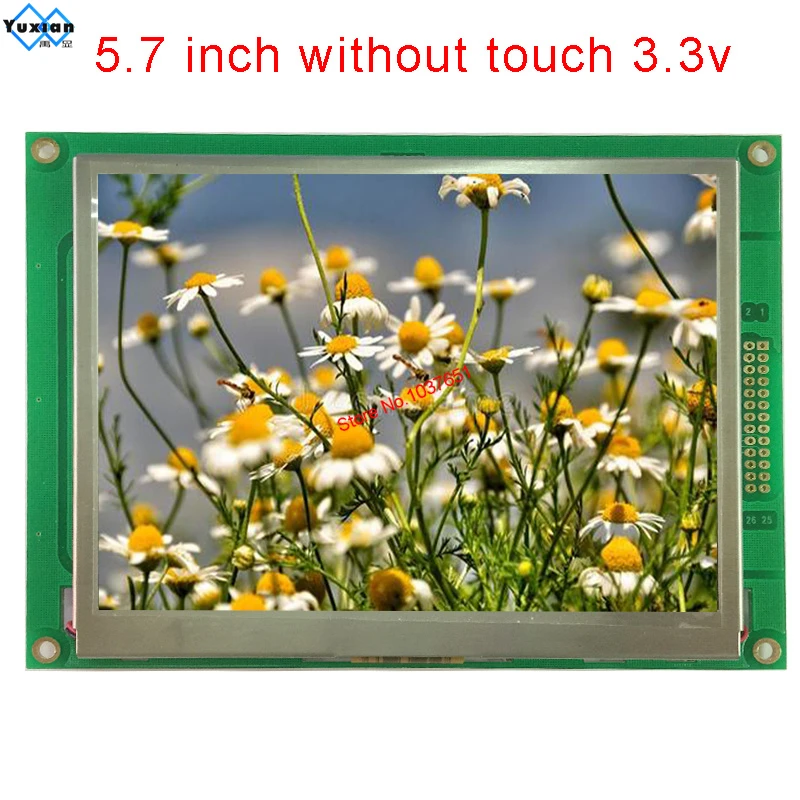 ЖК-дисплей 5 7 дюймов x 240 TFT RA8875 8 16 бит mcu IIC I2C SPI 54pin LT057D | Электроника