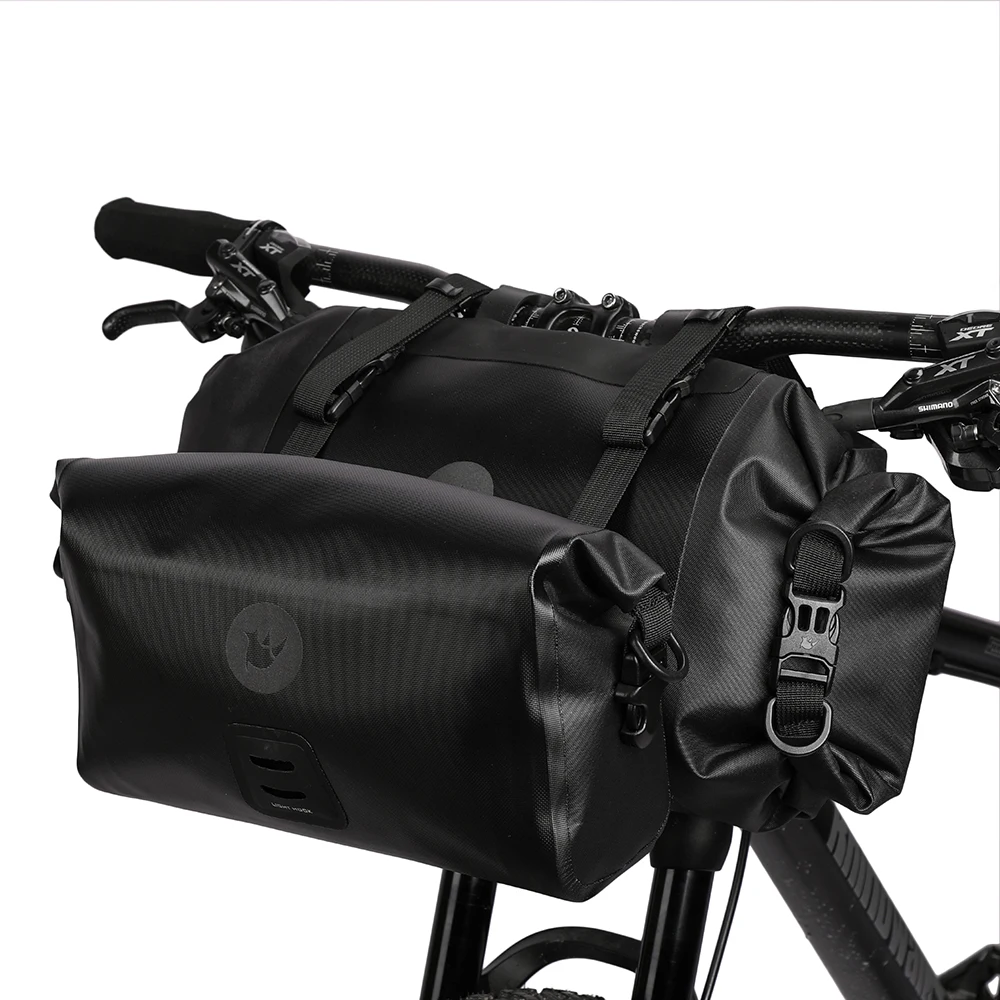 Rhinowalk 2021 Handlebar Bag Bicycle Waterproof Big Capacity 2-piece Front Tube Cycling MTB Frame Trunk Bike Accessories | Спорт и