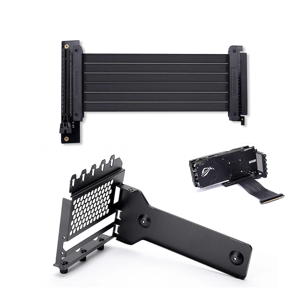 PHANTEKS GPU кронштейн PCI E Удлинительный провод против вмешательства X16 вертикальной