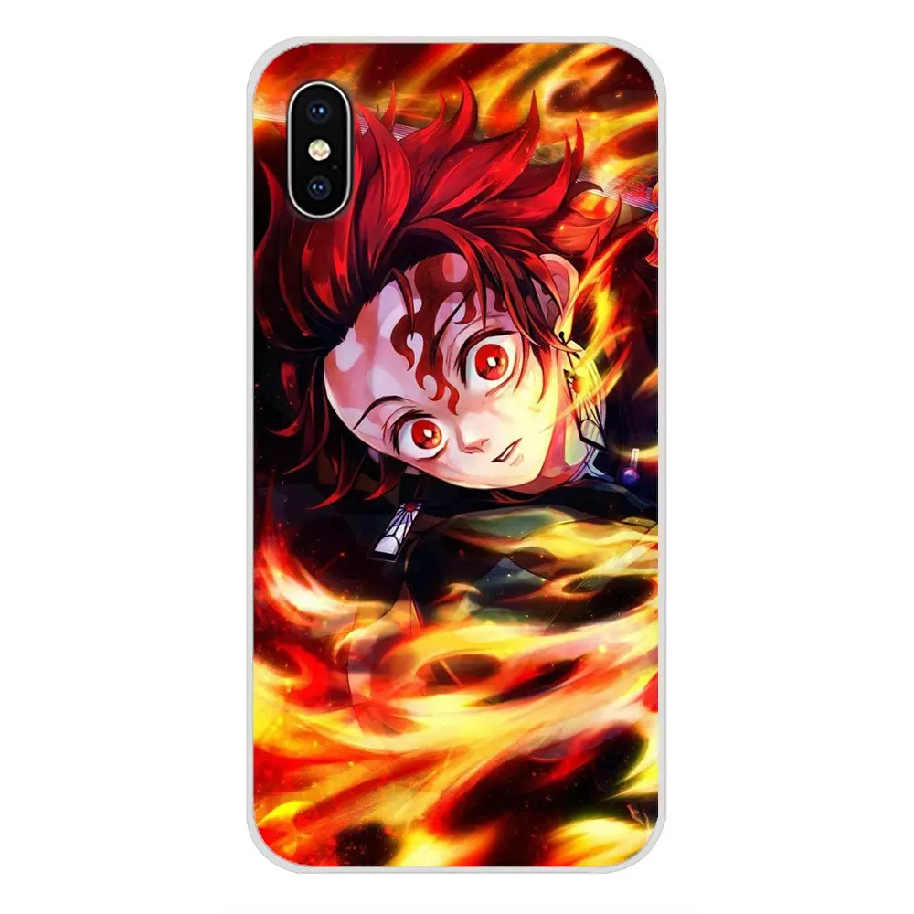 accessories phone cases covers for apple iphone x xr xs 11pro max 4s 5s 5c se 6s 7 8 plus ipod touch 5 6 anime demon slayer free global shipping