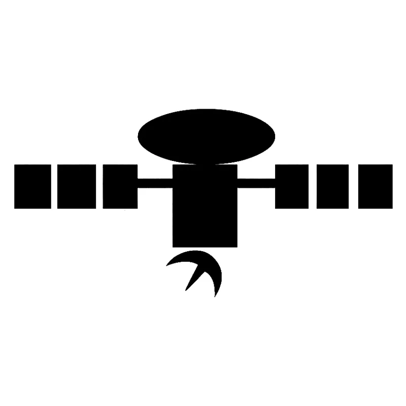 

16,5 см * 8,3 см космическая спутниковая Мода Автомобильный Стайлинг виниловая Автомобильная наклейка