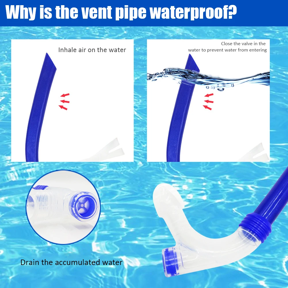 Силиконовая трубка для дайвинга дыхательная подводного плавания ныряния