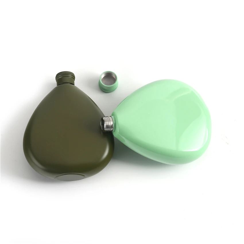 Высококачественный флакон для виски 6 унций фляга ярких цветов из нержавеющей