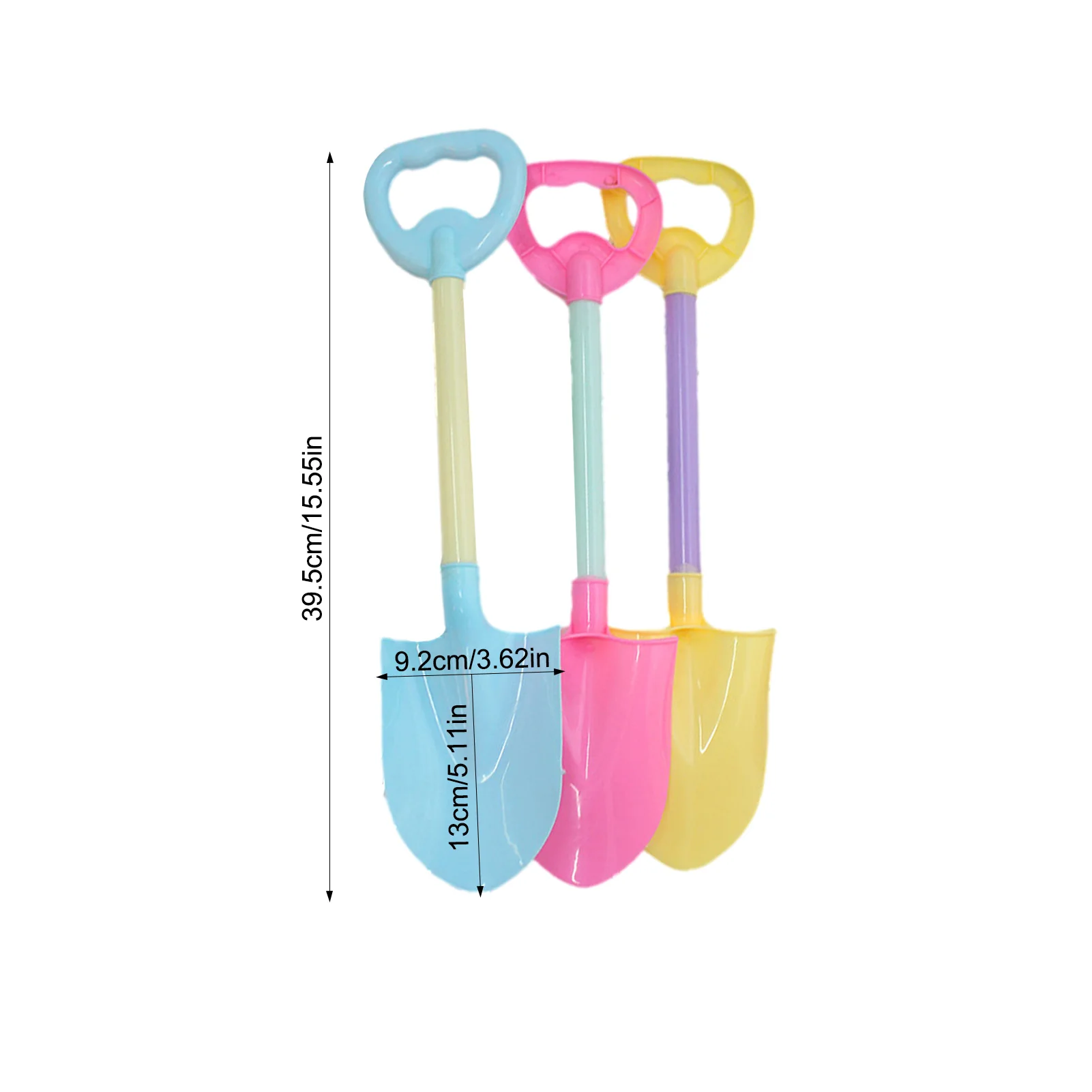 

Beach Sand Shovel Toys Safe Plastic Spades Gardening Digging Tool Beach Shovel Children's Toys Shovel For Water Sand Dredging Sa