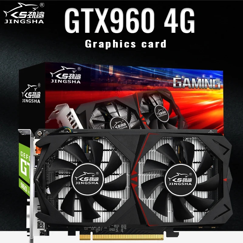 Графические карты JINGSHA GTX 960 4 Гб бит GDDR5 для nVIDIA VGA Geforce GTX960 Dvi игровые без RX580 8 ГБ