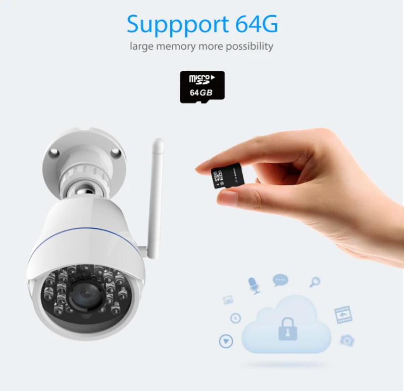 NEO 720P HD IP Камера Wi Fi безопасности открытый пуля Беспроводной видеонаблюдения Cam