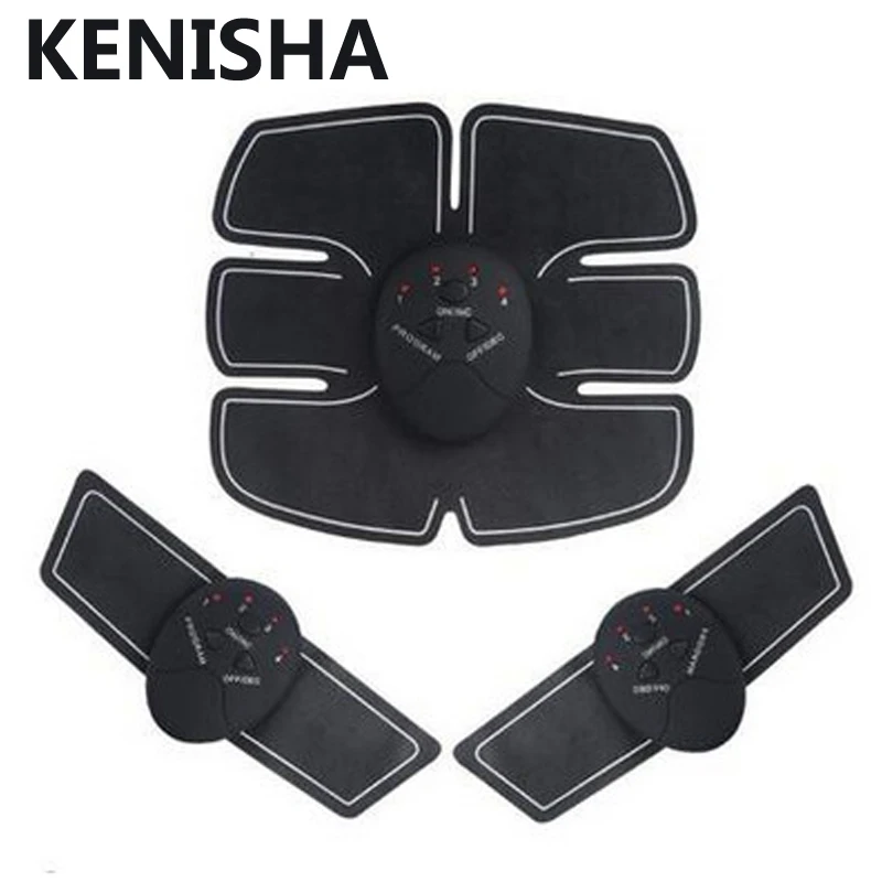 

Abdominal machine electric muscle stimulator ABS ems Trainer fitness Weight loss Body slimming Massage with soft retail box