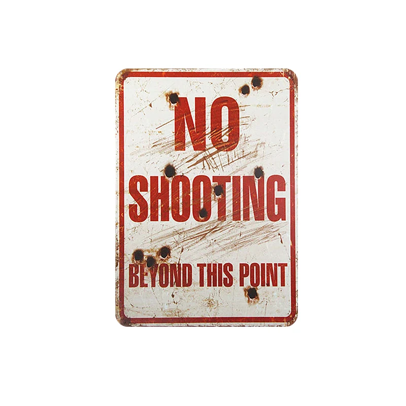 Индикация предупреждающие знаки винтажная Ремесленная жестяная картина